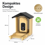 Cargue la imagen en el visor de la galería, BirdFoodie™ smartes Vogel-Futterhaus mit Video &amp; KI
