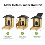 Cargue la imagen en el visor de la galería, BirdFoodie™ smartes Vogel-Futterhaus mit Video &amp; KI
