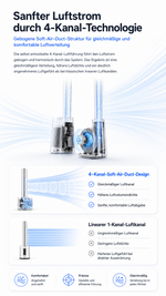Carica l'immagine nel visualizzatore della galleria, AiroBlade™ Turmventilator – 3-in-1 Luftkühler, Luftreiniger &amp; Luftzirkulator
