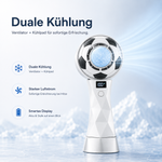Carica l'immagine nel visualizzatore della galleria, FrostKick™ Mini Handventilator mit Kühlpad

