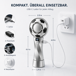 Carica l'immagine nel visualizzatore della galleria, FrostKick™ Mini Handventilator mit Kühlpad
