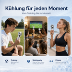 Carica l'immagine nel visualizzatore della galleria, FrostKick™ Mini Handventilator mit Kühlpad

